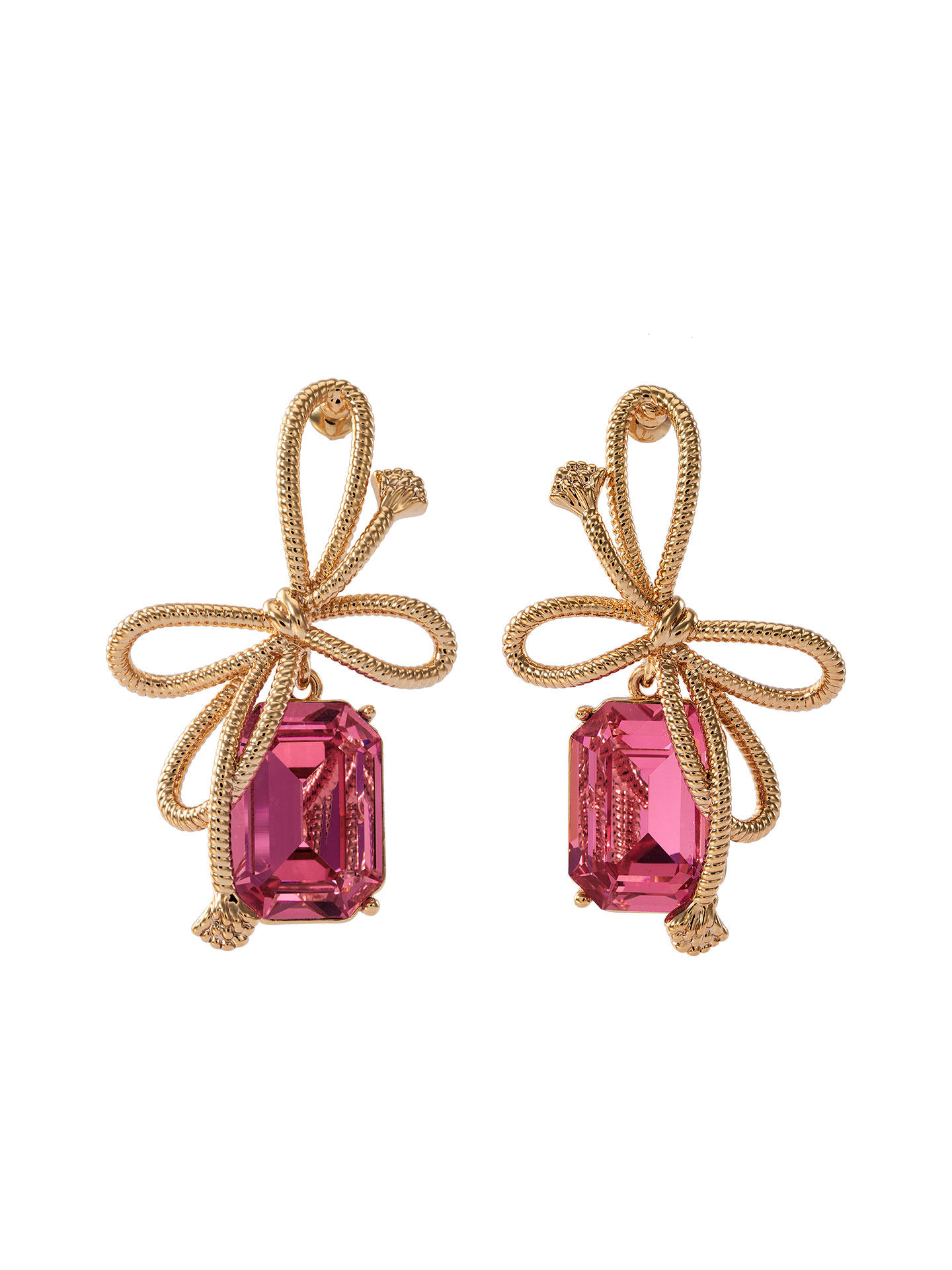 Eternelle French Eternal Venus Flame Earrings High-End Light Luxury Earrings Bow Earrings New Year Gift