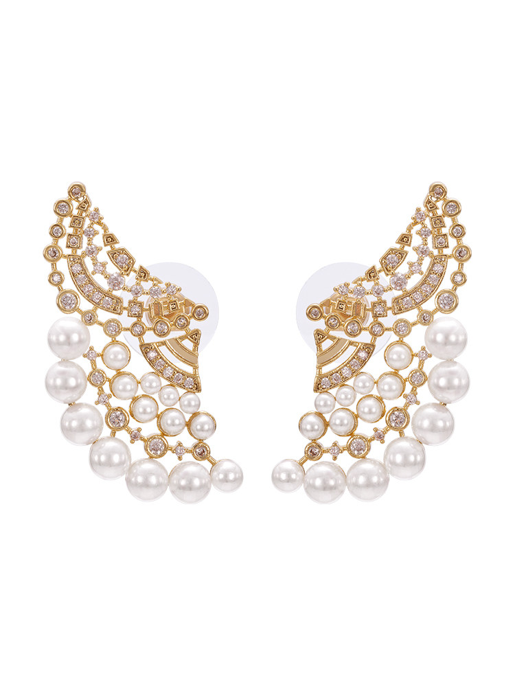 Eternelle French Original Design Earrings, High-End, Exaggerated, Unique, Stylish, Accessible Luxury Earrings