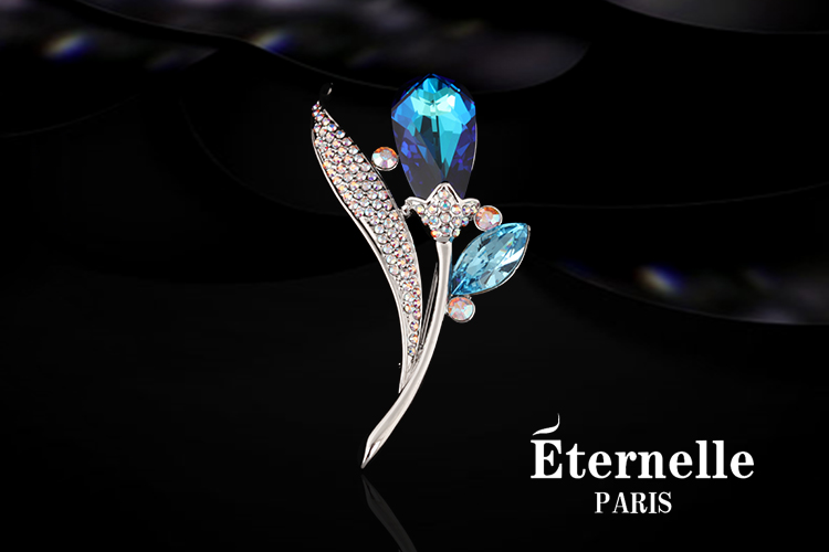 Broche ETERNELLE en cristal autrichien - Ref 1171827 Image 9