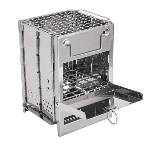 Открытая гриль для барбекю из нержавеющей стали складной пожарной платформы барбекю для печи.