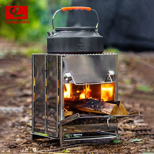 Открытая гриль для барбекю из нержавеющей стали складной пожарной платформы барбекю для печи.