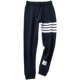 Tb pants ຜູ້ຊາຍກິລາບາດເຈັບແລະ trousers ຄລາສສິກສີ່ stripes ວ່າງຝ້າຍ drawstring leggings sweatpants ພາກຮຽນ spring ແລະດູໃບໄມ້ລົ່ນ