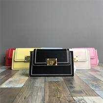 Small Fresh Foreign Trade Womens Bag Factory Clear Cabin Small Crowdnet Red Autumn Winter Multicolored Practical Double Shoulder Strap Embroidery Small Square Bag