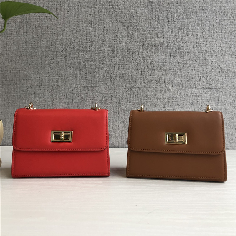 Foreign trade export factory surplus order customer regret single tail goods clearance fashion wild lock small square bag messenger handbag