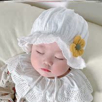 Baby Hood door Heart hat Newborn Protective of the woman Lady Treasure Cute Princess Hat Large Along Summer Thin and Sunshade Tire Cap