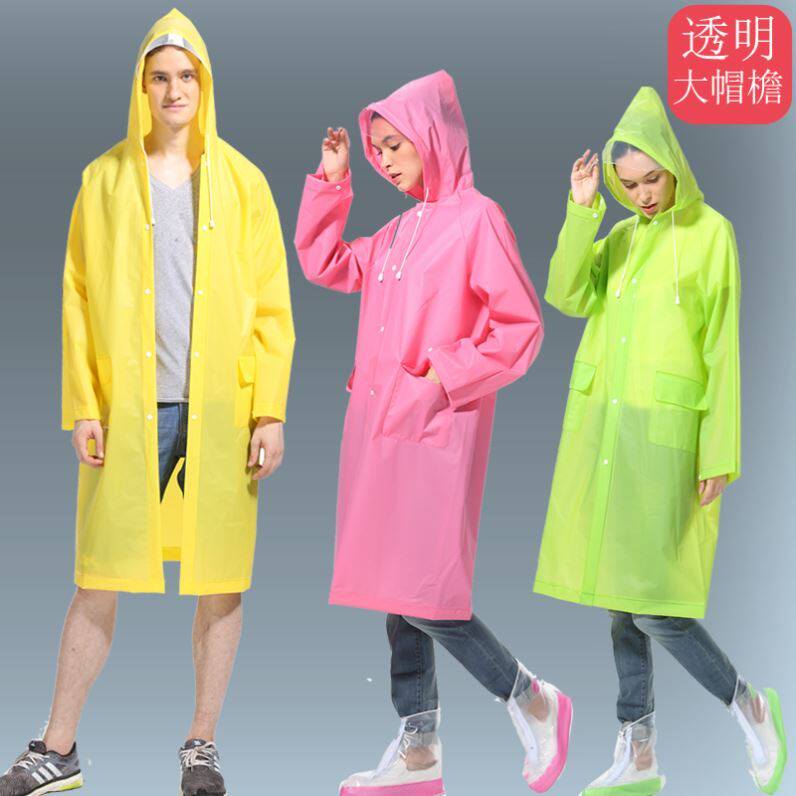 Full body Anti-rain summer breathable Fashion Breathable Fashion Solo Bike by Raincoat Woman Walk Wear with a long rain cape in the body