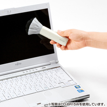 Japan SANWA soft bristle brush computer cleaning brush screen keyboard brush dust removal brush static electricity small brush can be stored