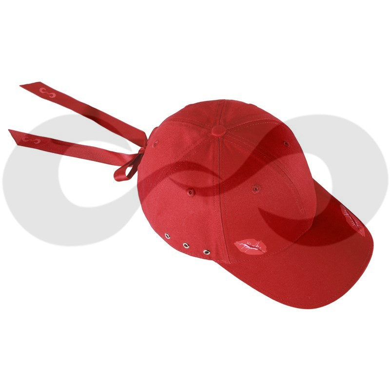 Tide brand S peaked cap female spring and summer bow ribbon Korean version of the wild baseball cap ins tide niche net red hat