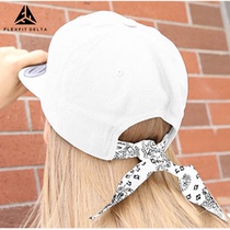 FLEXFIT flat eaves baseball cap men and women tide Korean version Joker print cap Street Fashion couple hat