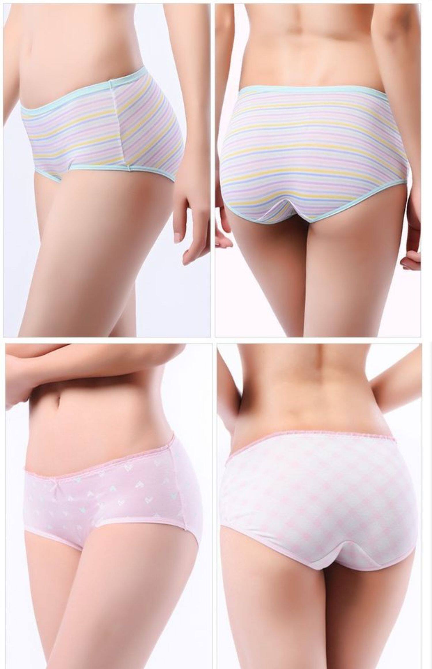 Нижнее белье, хлопковые штаны, дышащие шорты для школьников, средняя посадка        