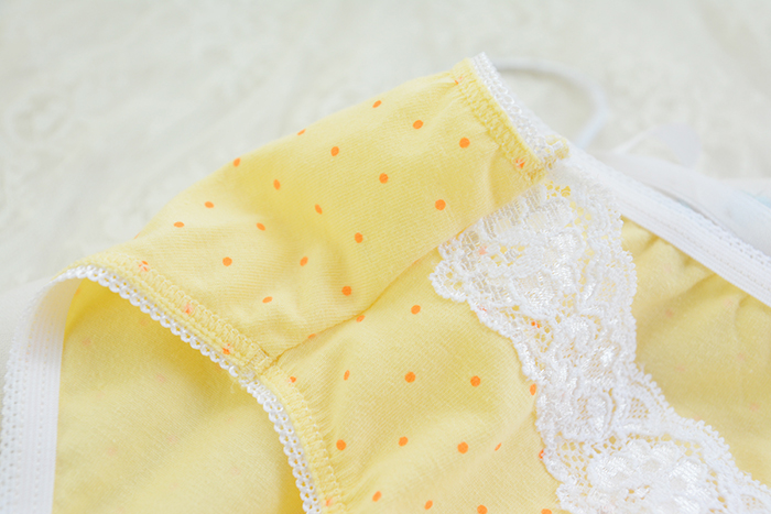 4 bianfan thoải mái cotton thoáng khí Lycra ren cotton gợi cảm mid-mid nữ tóm tắt quần lót nam cao cấp