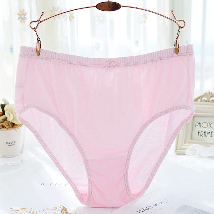 Ưu đãi đặc biệt Bướm Anfen mẹ đồ lót nữ cotton thoải mái eo cao kích thước lớn tuổi trung niên chất béo mm100% quần cotton nữ quần lót đúc su