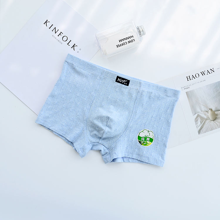 Quần lót nam Kadoff Quần boxer Cotton Đàn hồi Thanh niên Thể thao Cotton Bốn Góc Quần quần sịp lưới nam