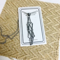 Сумка-сетка М-белое золото (медная цепочка)