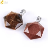 Звезда Дэвида Кейп капрала естественный полуджемный шесть мангксингов иудака Дэвид Стар -Кристал Кристальный Подвесной Ожерелье