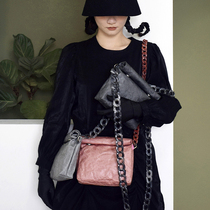 ZGUI paper ghost original Kraft paper shoulder crossbody chain bag cute pink womens small bag holding small square bag tide