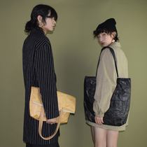 ZGUI paper ghost wash Kraft paper Hand bag large capacity tote bag shoulder men big bag waterproof casual women bag