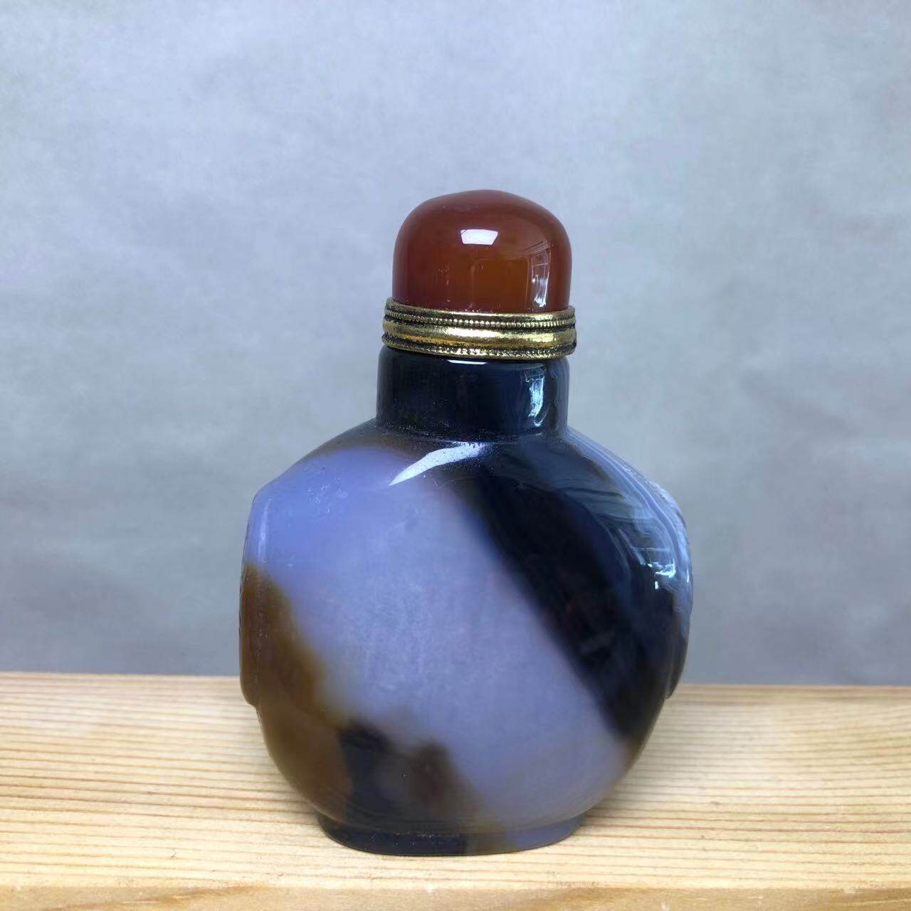 蒙古族玛瑙水上漂鼻烟壶：指尖上的民族艺术瑰宝--淘宝好物网