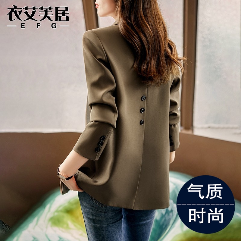 Women's Blazer for Spring and Autumn 2026, New Style with a High-End Feel, Trendy Streetwear Top, Thin for Summer, Popular This Year, Petite Suit