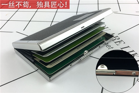 Gói thẻ kim loại siêu mỏng châu Âu và châu Mỹ 2018 dành cho nam gói thẻ nhỏ gọn cao cấp dành cho nữ ví gucci nam