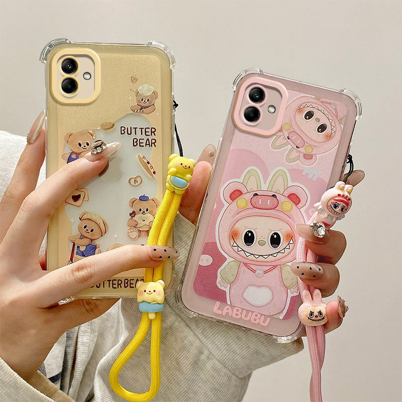 Suitable for Samsung Galaxy A06 Phone Case A05S Silicone A03 Full Edge Protection A03S International Version A05 Protective Case A02S Anti-Drop Transparent A02 Cartoon A06 5g Personalized Creative New Model