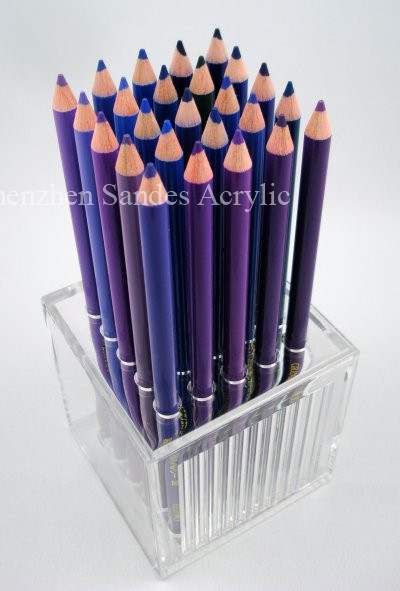 Value acrylic pencil storage box manufacturers custom direct selling pencil plexiglass box processing