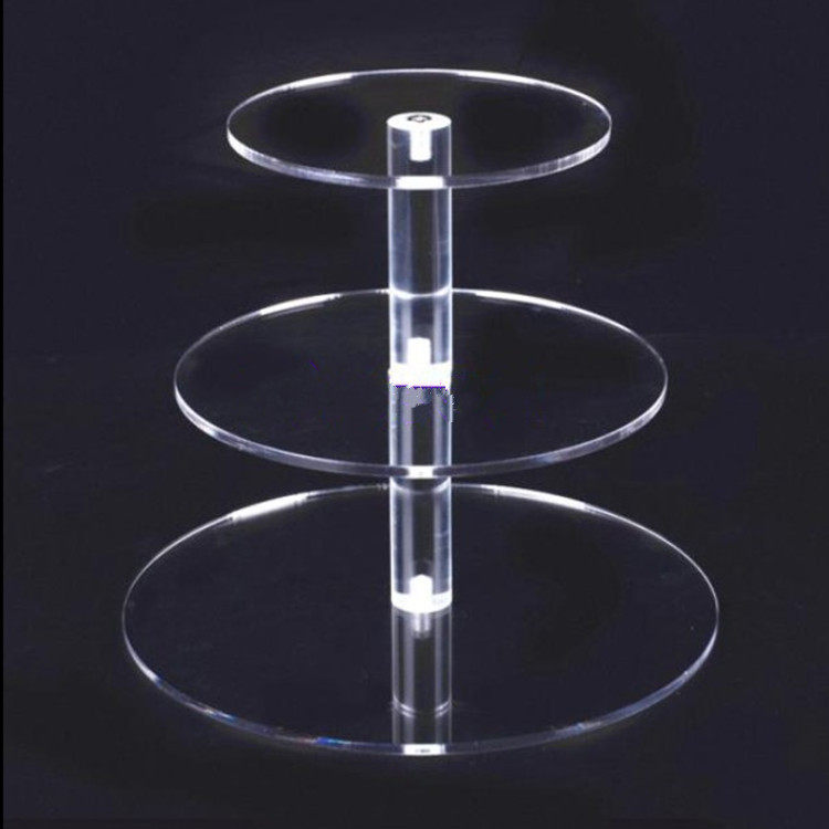 3 4 5 6 Layers Acrylic Cake Shelf Transparent Round Detachable Multilayer Cake Bracket Wedding Celebration customizable