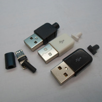 USB plug A male mobile phone plug DIYUSB male charging plug USB socket female wire type