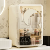 Косметическая настольная коробка для хранения, туалетный столик для ухода за кожей, прозрачная помада