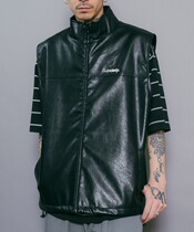 日本 Subciety STAND NECK VEST 男女款立领背心马甲