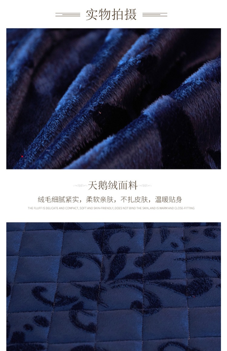 Continental dày giường bông váy ren một mảnh nhung bedspread đơn hoặc kép ấm mùa đông cộng với giường bông bìa Simmons - Váy Petti ga giường viền ren