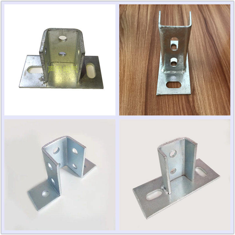 C-shaped steel welding-free base base connecting plate Solar photovoltaic bracket base column factory direct sales
