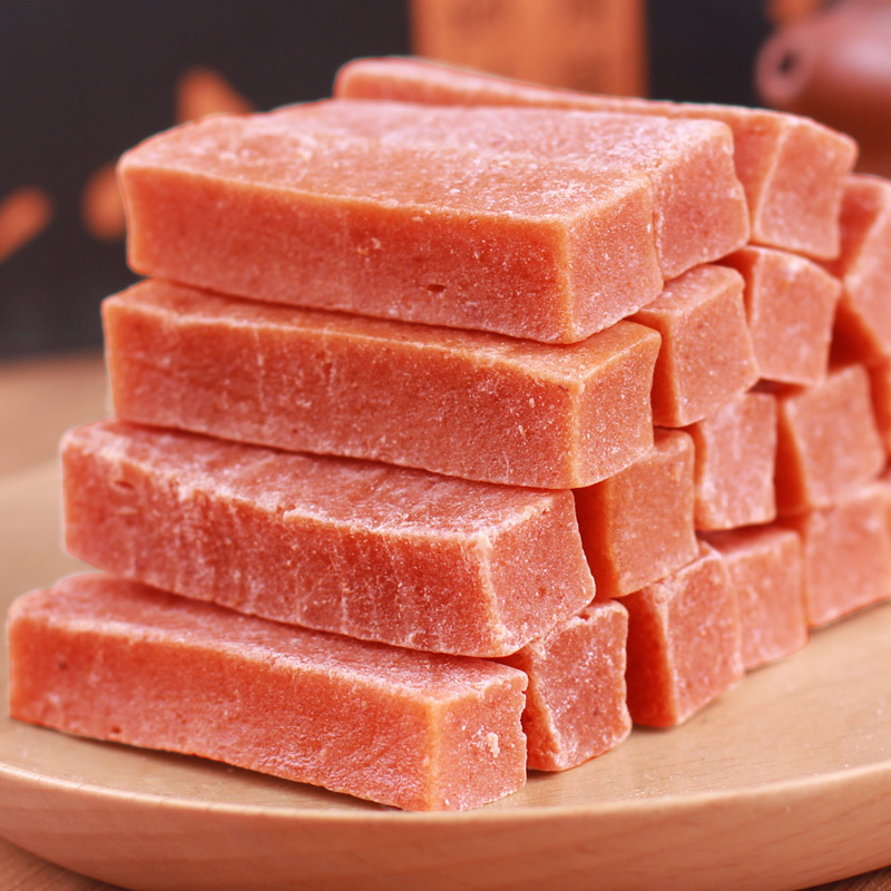 Hawthorn strip 500g-5 catty of carnivored fruit tree peony original taste hawthorn ball hawthorn roll