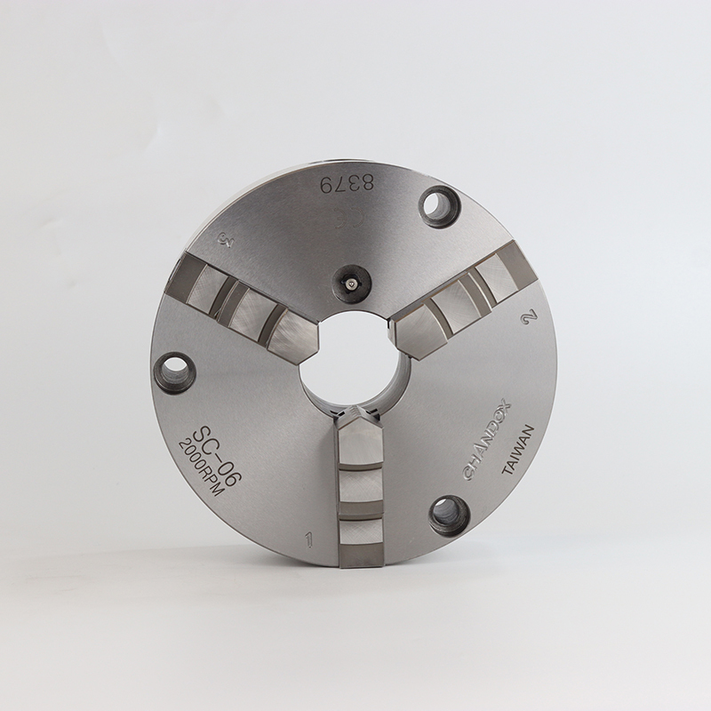 Taiwan Qian Dao Manual Chuck Chandox Powerful Three-Jaw Chuck Scsk 03 4 5 6 7 8 9 10inch
