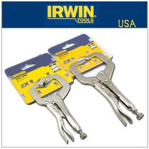 American IRWIN Owen tip square mouth wide mouth large force clamp C type 4 6 9 11 18SP R inch wooden square fixing clip