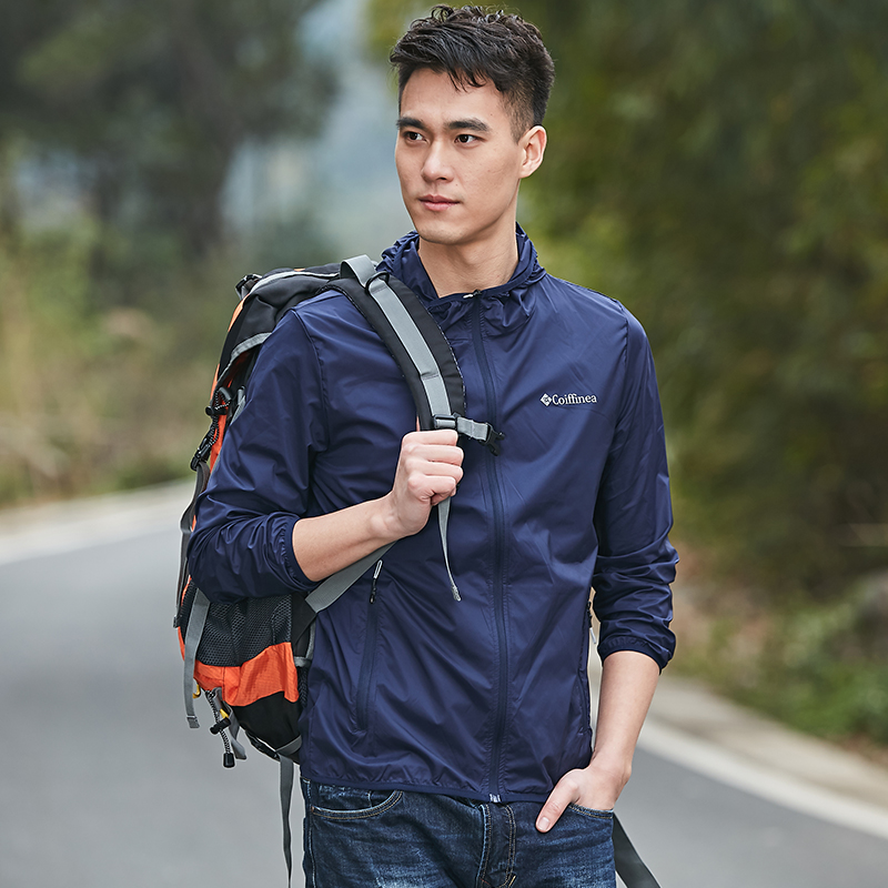 Thể thao áo gió nam kem chống nắng áo khoác nữ dài tay siêu mỏng quần áo chống nắng nữ chống uv thể thao ngoài trời kem chống nắng quần áo áo gió lining