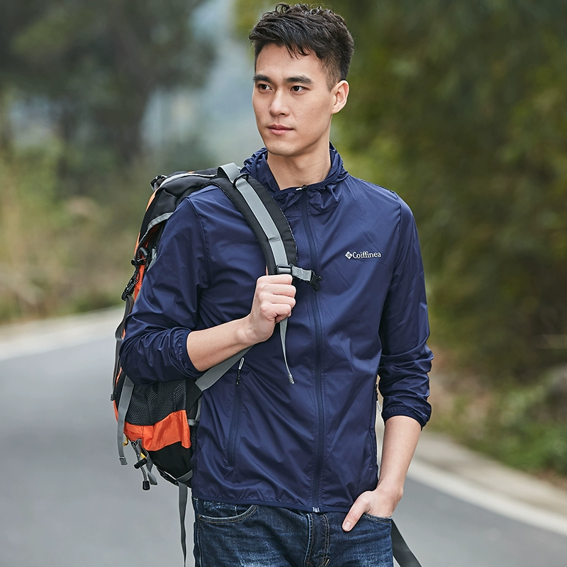 Thể thao áo gió nam kem chống nắng áo khoác nữ dài tay siêu mỏng quần áo chống nắng nữ chống uv thể thao ngoài trời kem chống nắng quần áo áo khoác nam chống nước