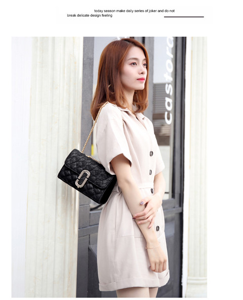 [Yi Yu] túi xách nữ 2019 thời trang mới nhỏ chuỗi túi hình thoi hình thoi phiên bản Hàn Quốc của túi đeo vai hoang dã Messenger - Túi xách nữ túi xách coach