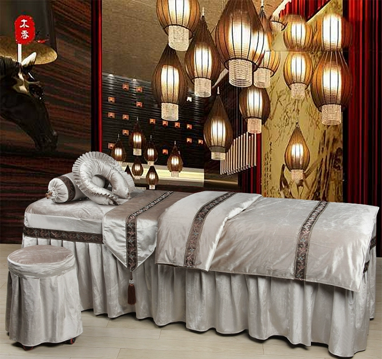 Beauty bedspread gia đình massage bedspread của bốn bộ - Trang bị tấm