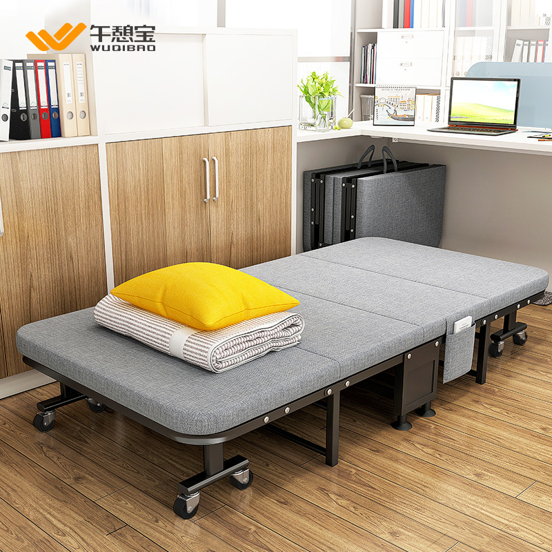 Office Lunch Break Folding Bed, Single Portable Home-Use Simple Hard Board Hospital Companion Bed, Sleeping Nap Artifact Bed Office Lunch Break Folding Bed, Single Portable Home-Use Simple Hard Board Hospital Companion Bed, Sleeping Nap Artifact Bed