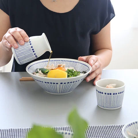 Miễn phí vận chuyển Mino yaki cỏ bộ đồ ăn Nhật Bản cốc trà Nhật Bản cà ri món ăn sâu ramen bát cơm bát đĩa - Đồ ăn tối