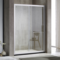 Extremely Simple Toilet Dry Wet Separation Bathroom Partition Push-and-pull Transfer Door Shower Room Shower Room Screen Shower Shower Door