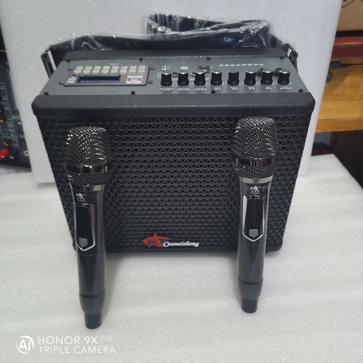 606 608 with sound card instrument performs live audio net red K song professional portable speaker