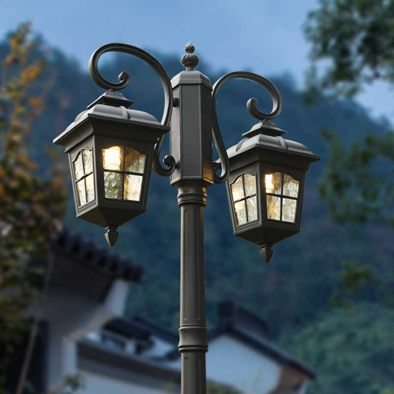 Solar Street Lights, Household Outdoor Waterproof Landscape Courtyard Lights, Garden Villa Lawn Outdoor Community High Pole Lights