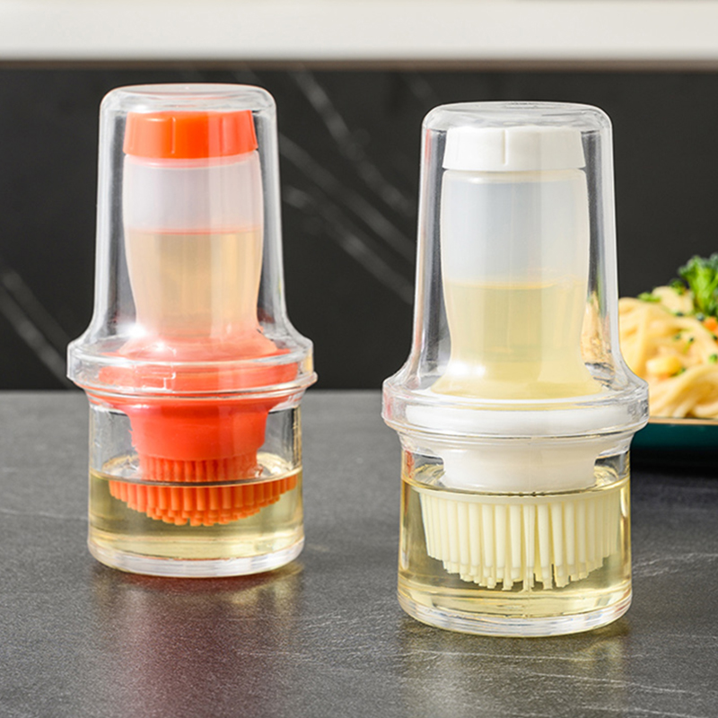 Japanese baking brush kitchen with barbecue brush to wipe the artifact without cutting the oil bottle branding bake silicone oil brush