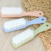 Shoe brush cleaning brush crystal shoe brush shoe washing brush shoe washing brush plastic thick handle long handle small brush bristle board brush