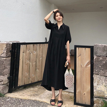 Western style maternity dress Summer chiffon dress Long knee-length maternity dress Summer skirt Hot mom long dress Summer dress