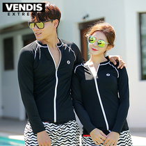 VENDIS EXTREME diving suit for men and women long sleeve zipper surf diving suit split sunscreen jellyfish quick-drying clothes