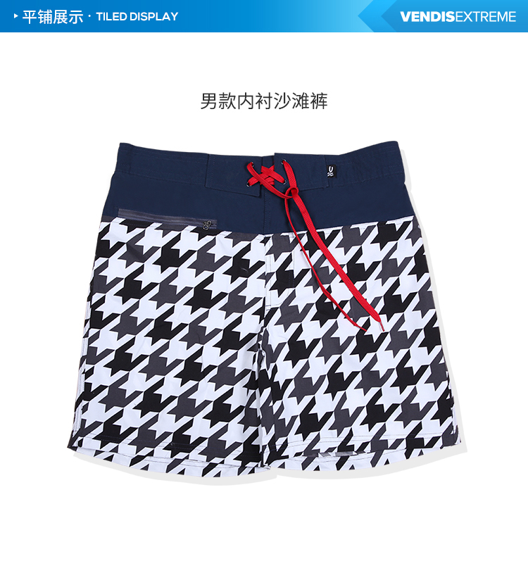 VENDISEXTREME quần bơi biển khô nhanh cho nam và nữ cặp vợ chồng đi nghỉ hè quần short lướt sóng mùa xuân quần nóng 	mua quần đi biển nam	