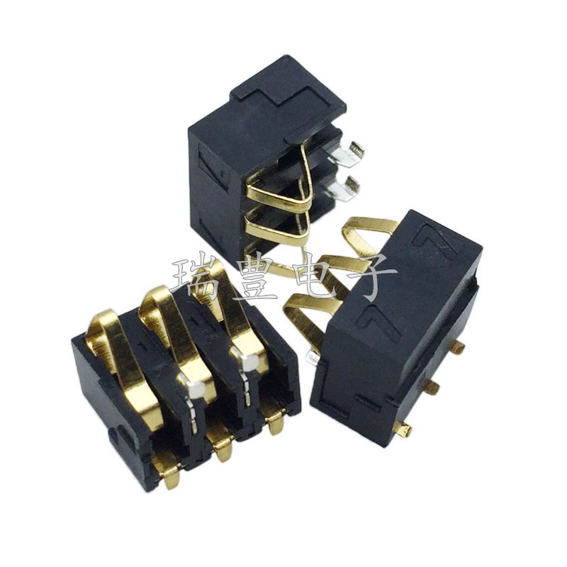 77 battery holder BC-04-3PD-7 * 7 3P Battery holder 77 spring piece battery holder battery contact sheet